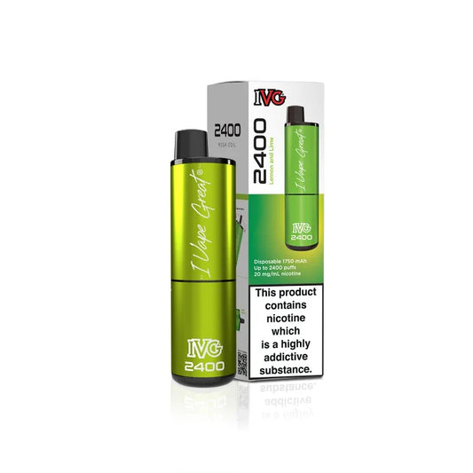 IVG 2400 Prefilled 4 in 1  Vape - Lemon & lime