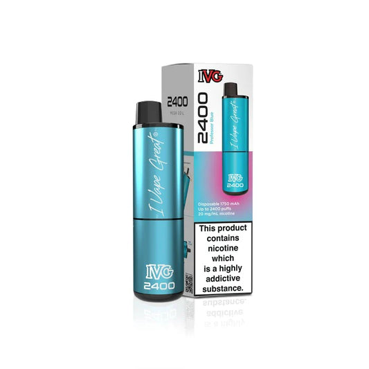 IVG 2400 Prefilled 4 in 1  Vape - Professor Blue