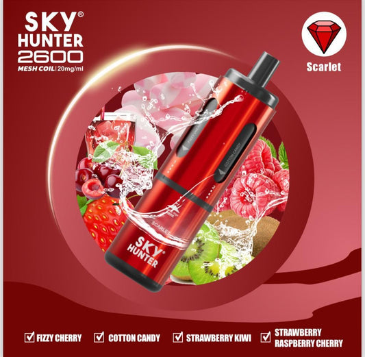 SKY Hunter 2600 4 in 1 Flavors 5 Pcs | Disposable Vape | Best Price | UK