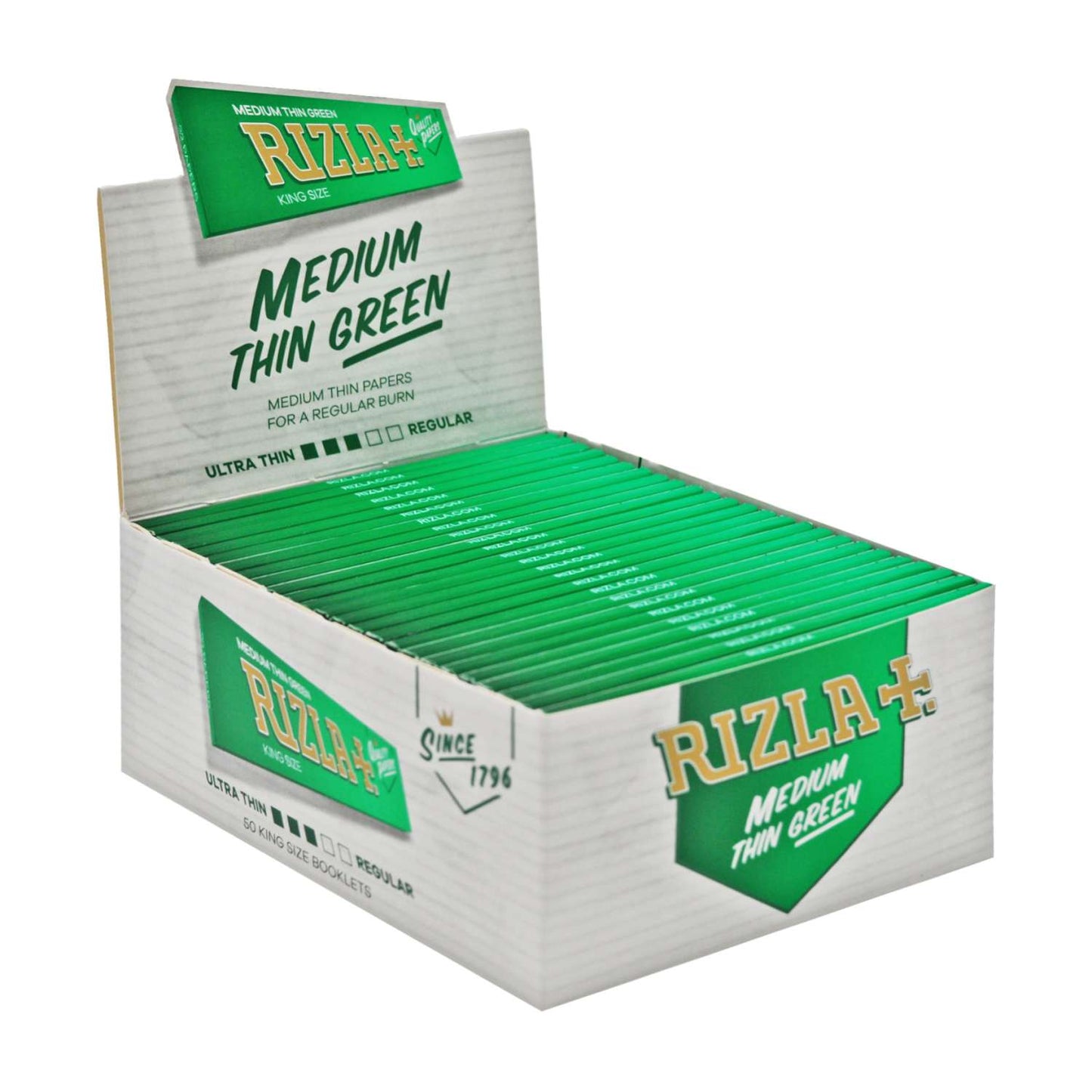Rizla Medium Thin Green 5 Booklets