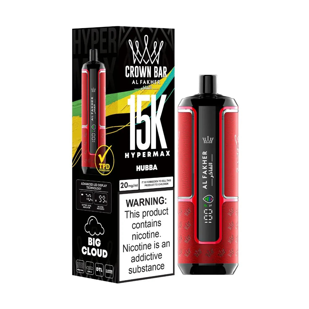 Al Fakher Crown Bar 15000 Puffs | Best Price | UK | Vapes Wholesale - vapeswholesale