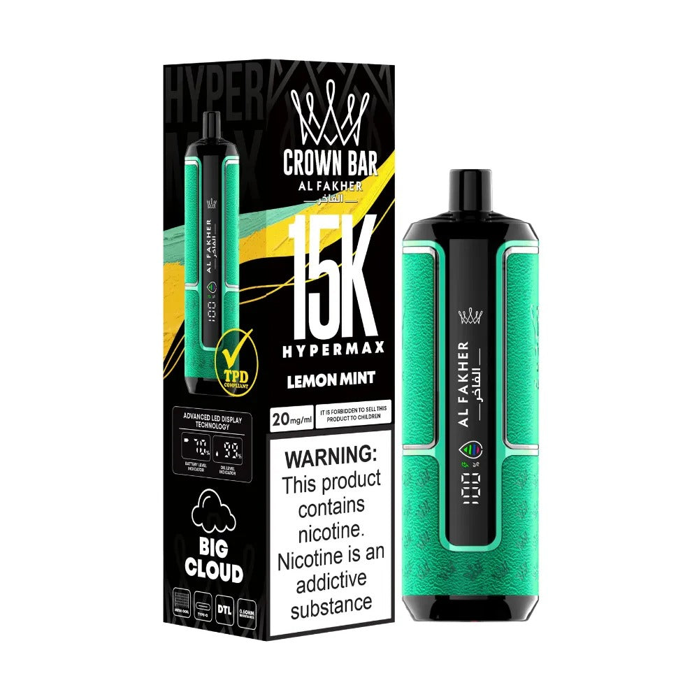 Al Fakher Crown Bar 15000 Puffs | Best Price | UK | Vapes Wholesale - vapeswholesale