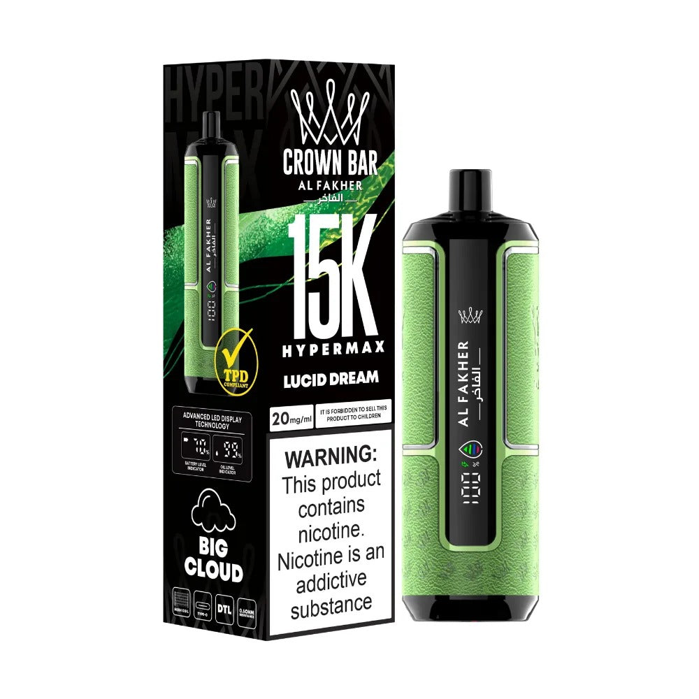 Al Fakher Crown Bar 15000 Puffs | Best Price | UK | Vapes Wholesale - vapeswholesale