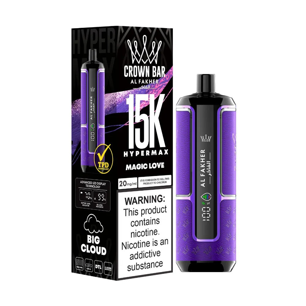 Al Fakher Crown Bar 15000 Puffs | Best Price | UK | Vapes Wholesale - vapeswholesale