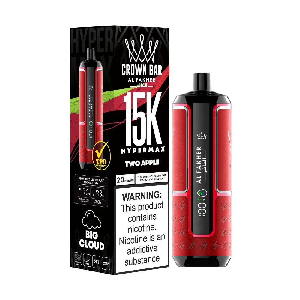 Al Fakher Crown Bar 15000 Puffs | Best Price | UK | Vapes Wholesale - vapeswholesale
