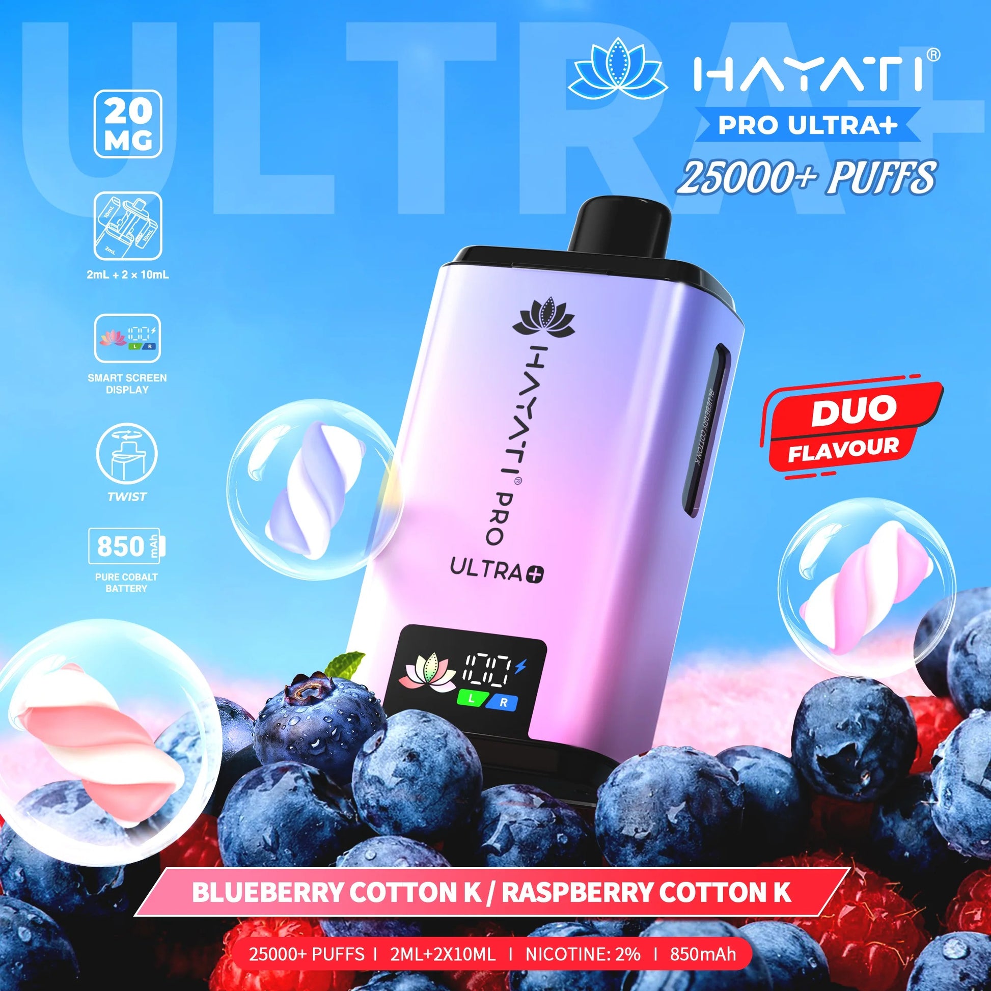 Hayati Pro Ultra 25000 Prefilled Pod Kit