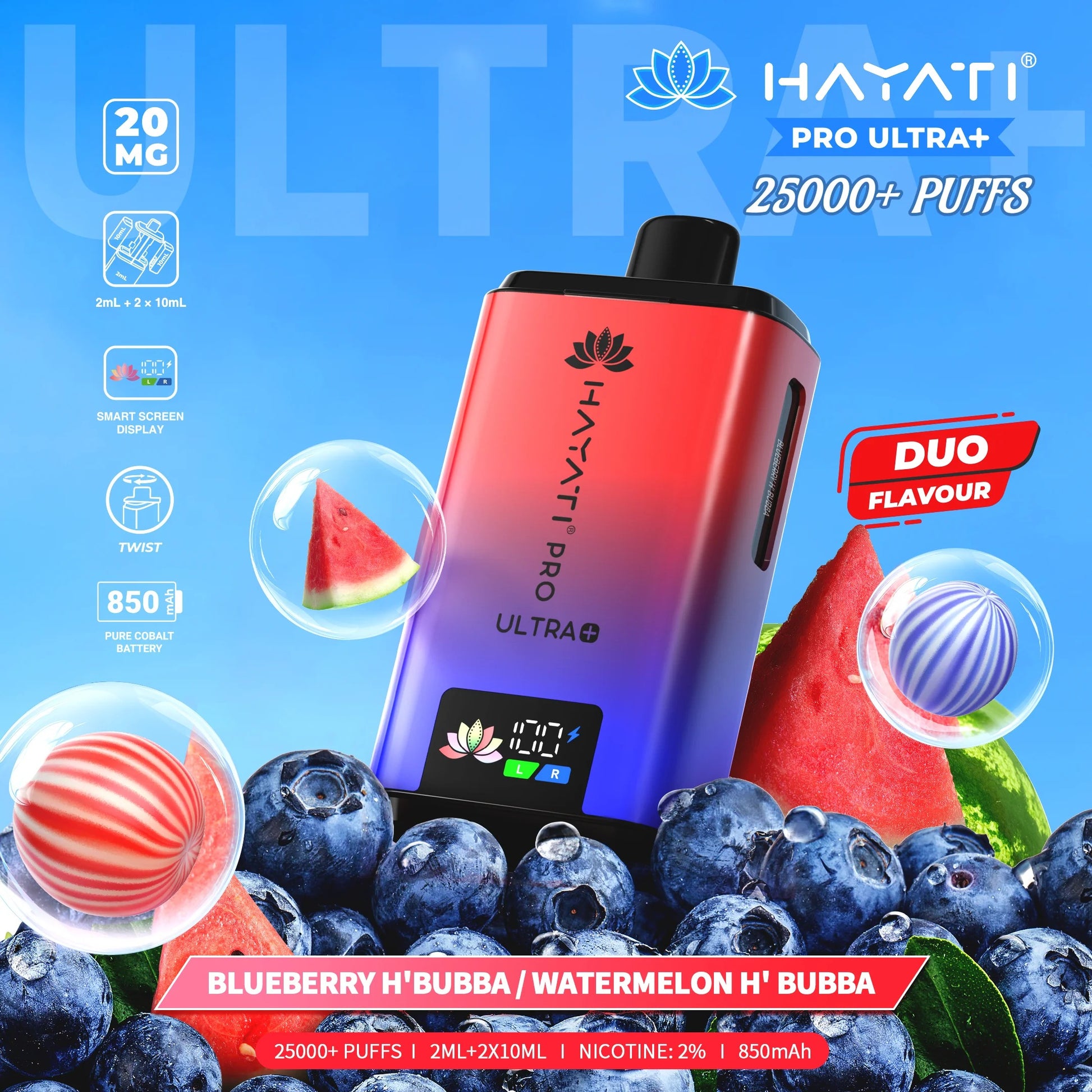 Hayati Pro Ultra 25000 Prefilled Pod Kit