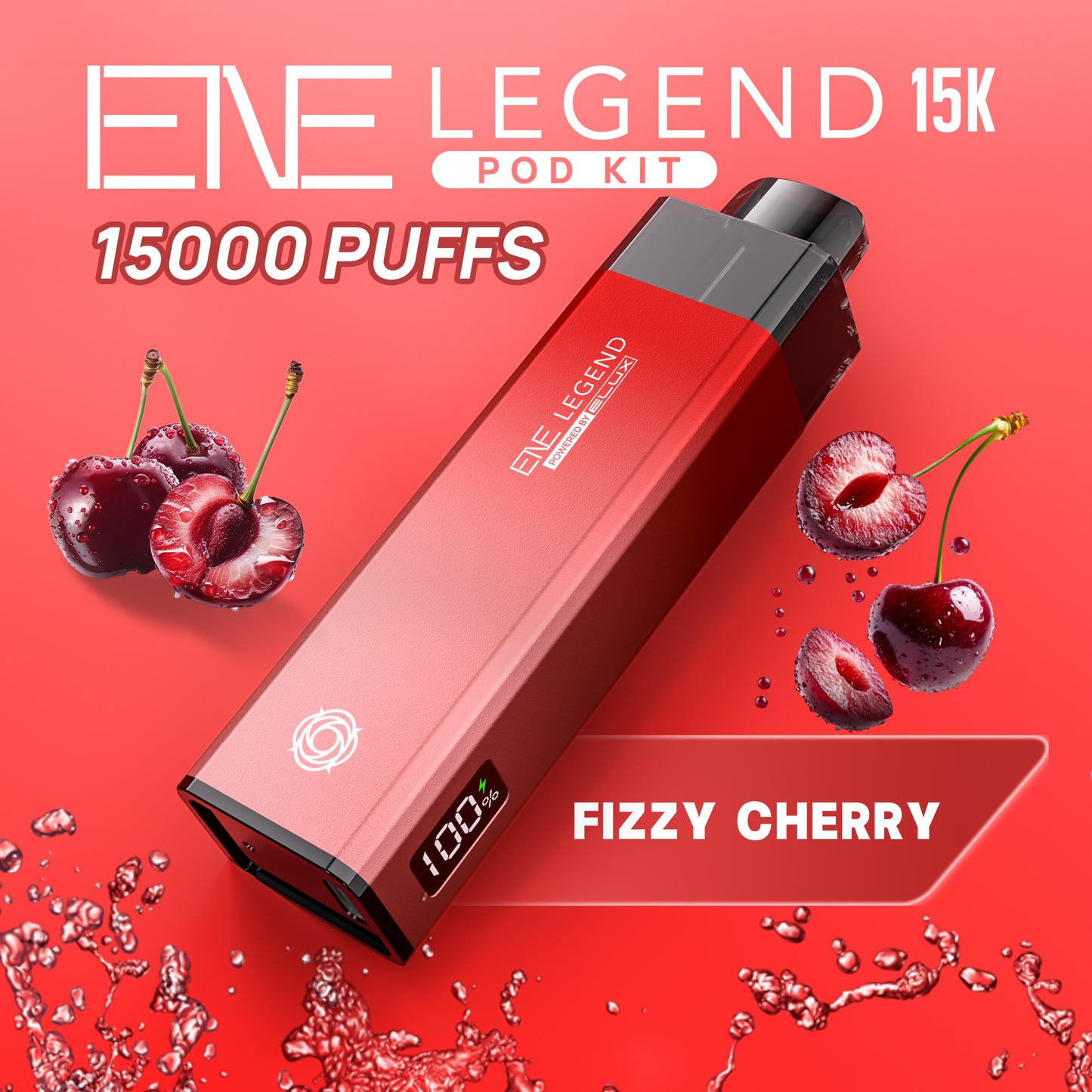 Elux ENE Legend 15k Pod Kit with cherry flavor