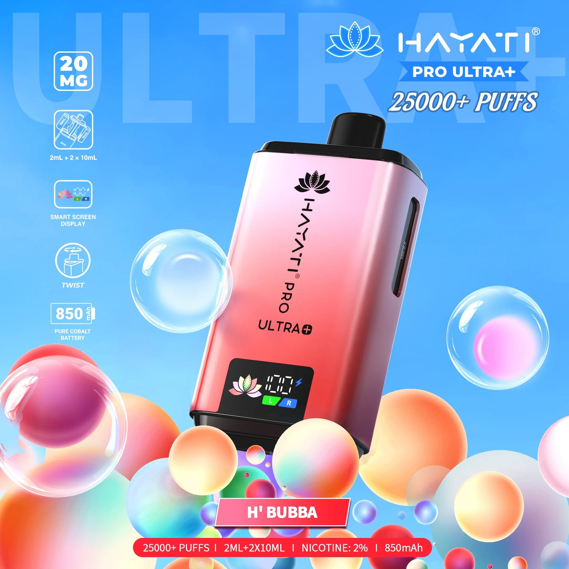 Hayati Pro Ultra 25000 Prefilled Pod Kit