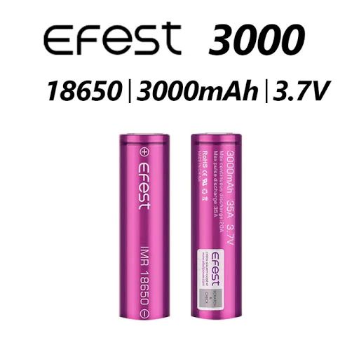 Efest 18650 3000mAh Battery | Best Price | UK - vapeswholesale