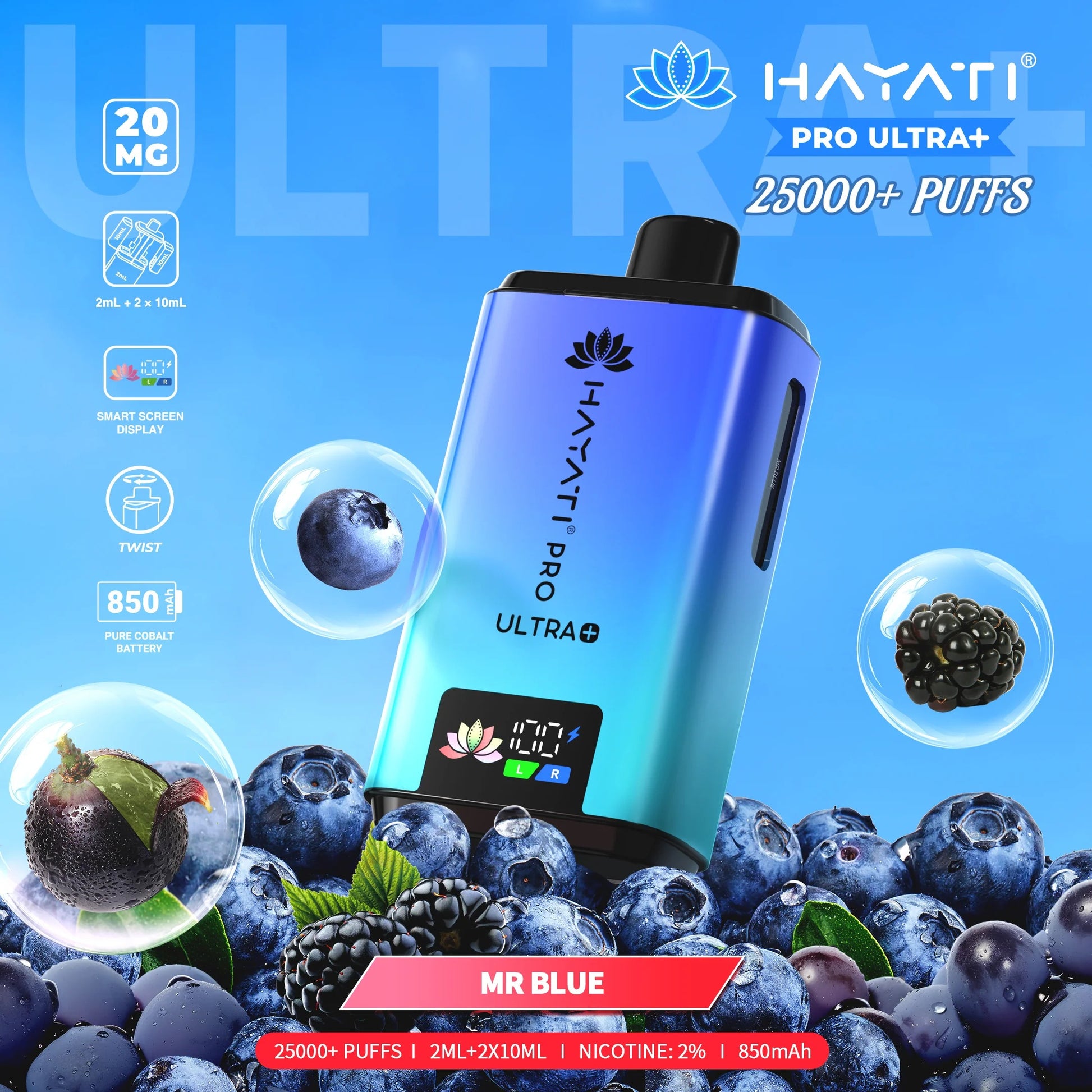 Hayati Pro Ultra 25000 Prefilled Pod Kit