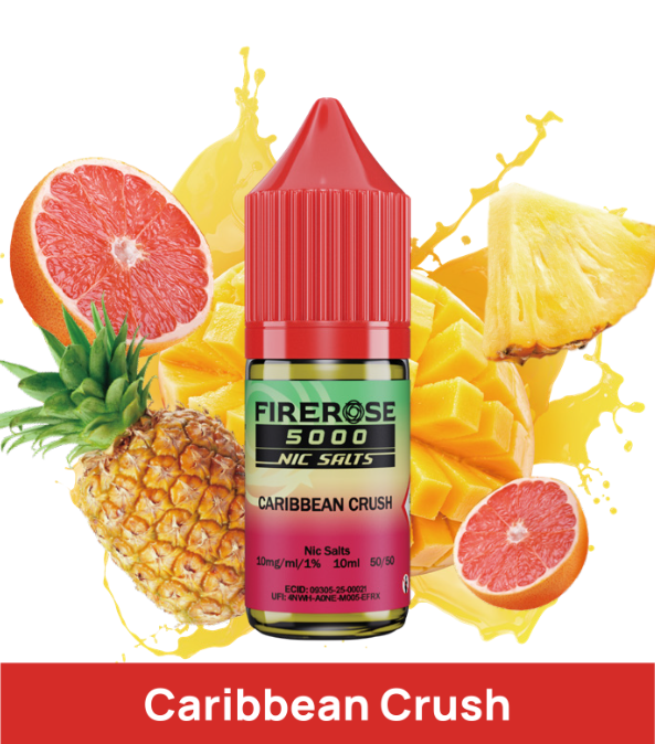 Firerose 5000 Nic Salts Caribbean Crush e-liquid