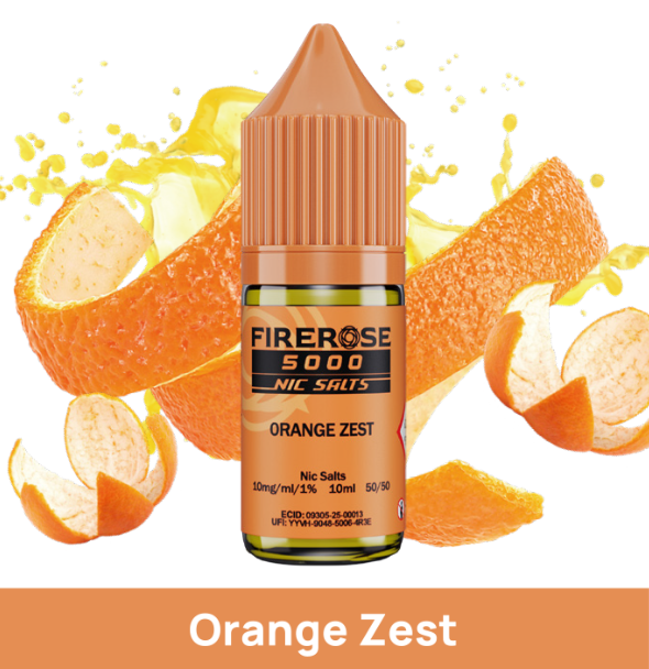 Firerose 5000 Nic Salts Orange Zest e-liquid