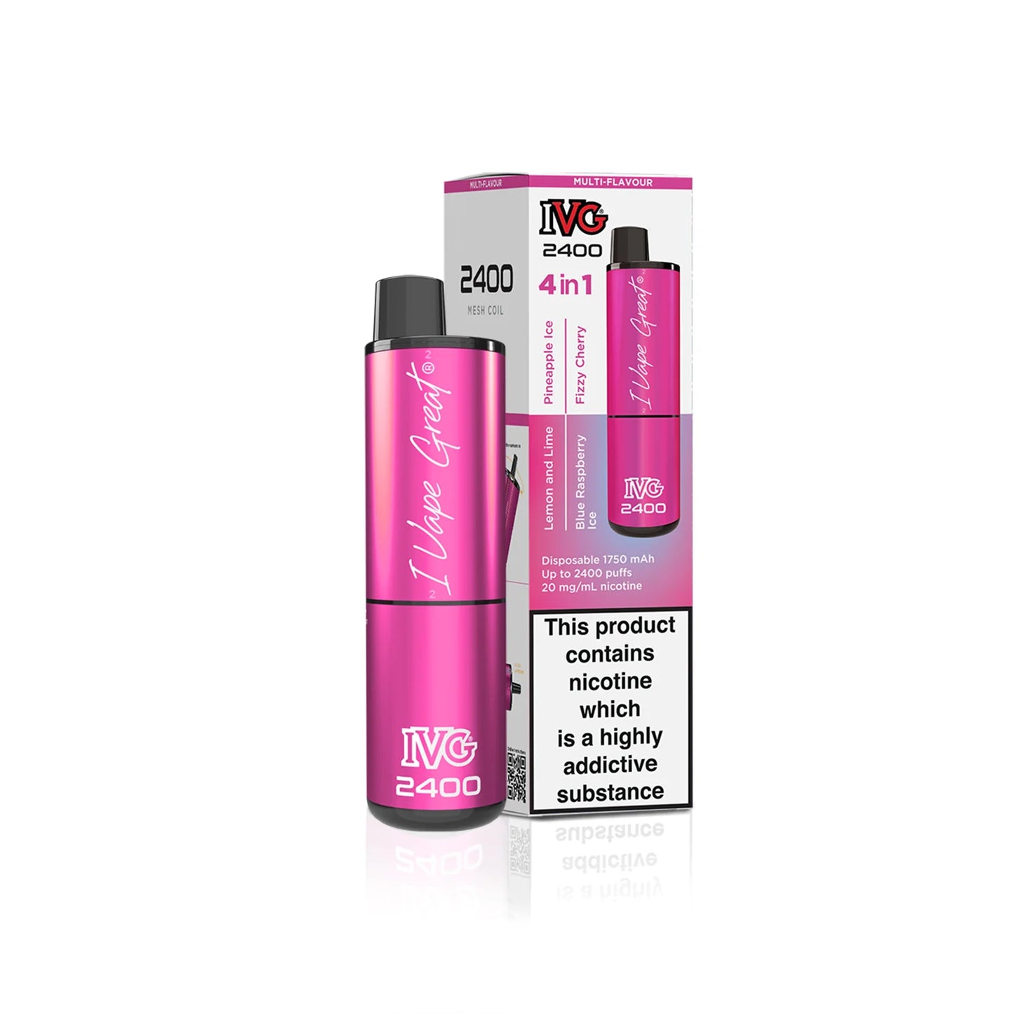 IVG 2400 Prefilled 4 in 1 Vape - Special edition