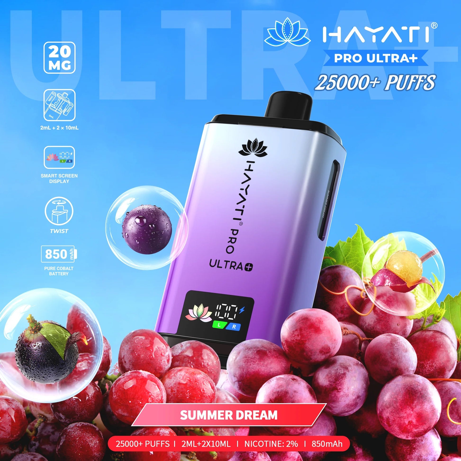 Hayati Pro Ultra 25000 Prefilled Pod Kit