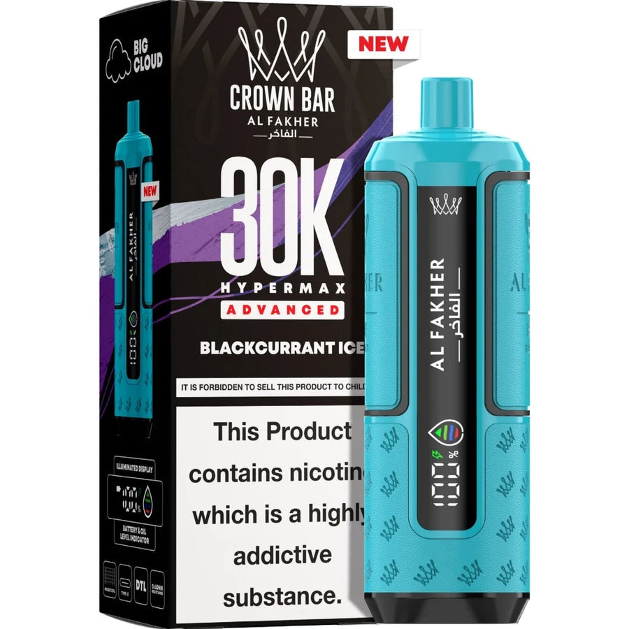 Al Fakher Crownbar Hypermax 30K Puffs Prefilled Vape Kit