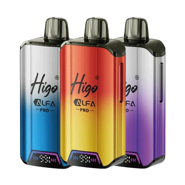 Higo Alfa Pro 25K Prefilled Pod Kit | 25,000 Puffs Box of 5