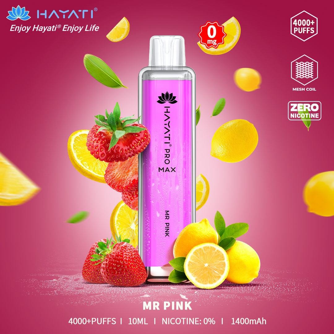 Hayati Pro Max 4000+ Puffs ZERO Nicotine