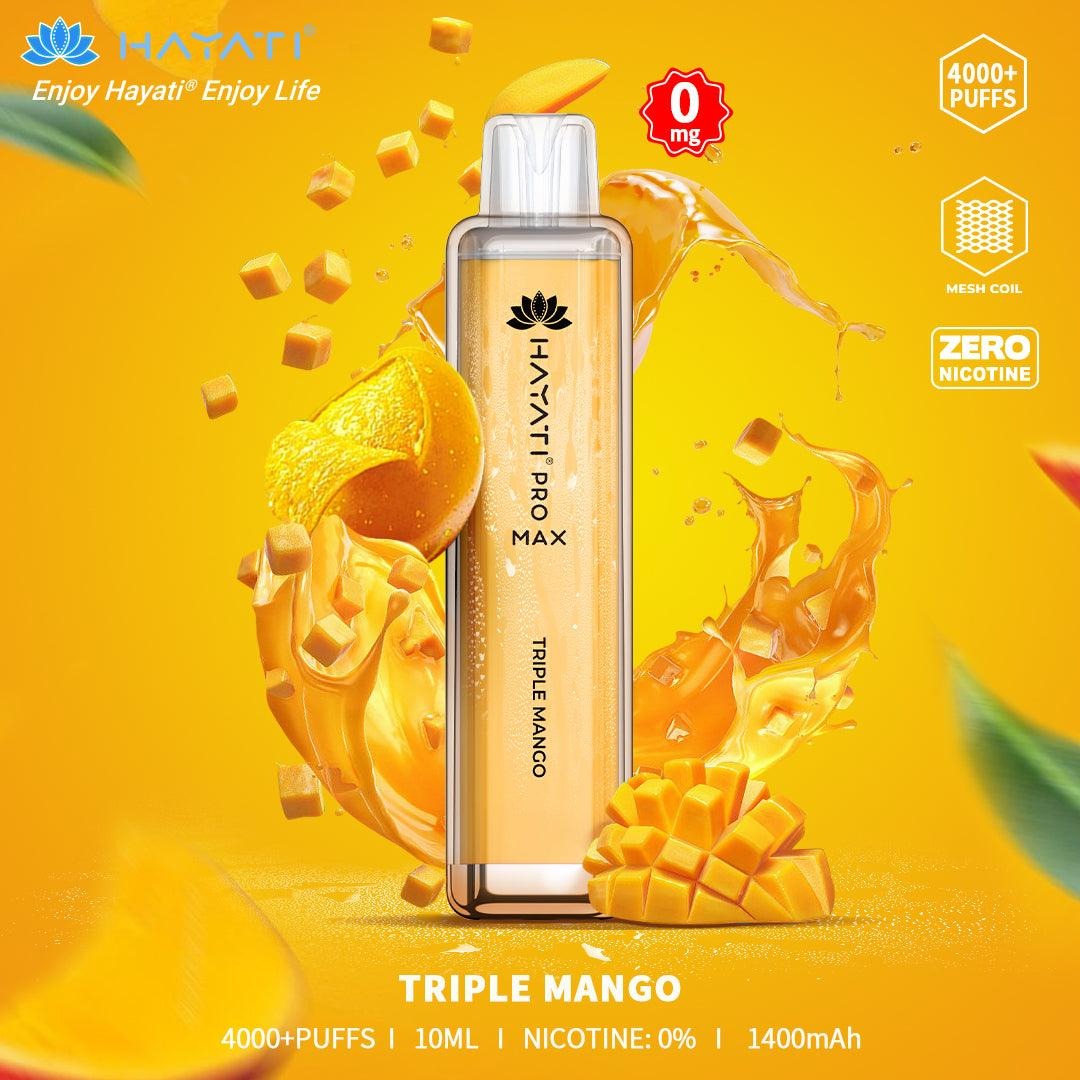 Hayati Pro Max 4000+ Puffs ZERO Nicotine