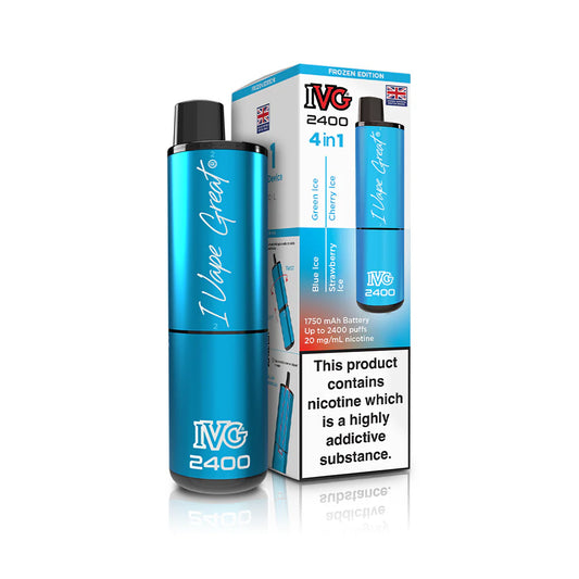 IVG 2400 Prefilled 4 in 1  Vape - Frozen edition