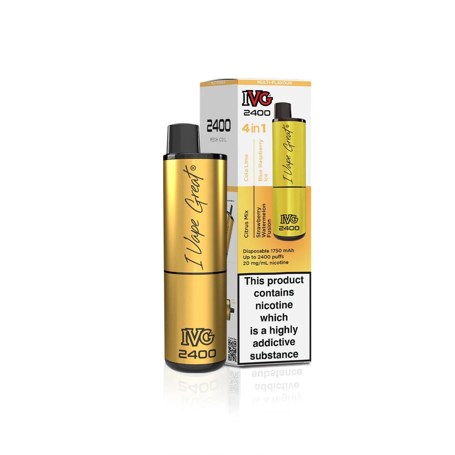 IVG 2400 Prefilled 4 in 1 Vape - Summer edition