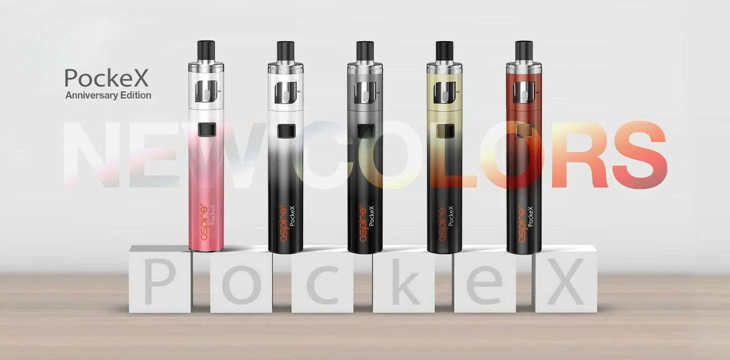 NEW ASPIRE Starter Pockex Vape Kit, Pocket AIO All in One - vapeswholesale