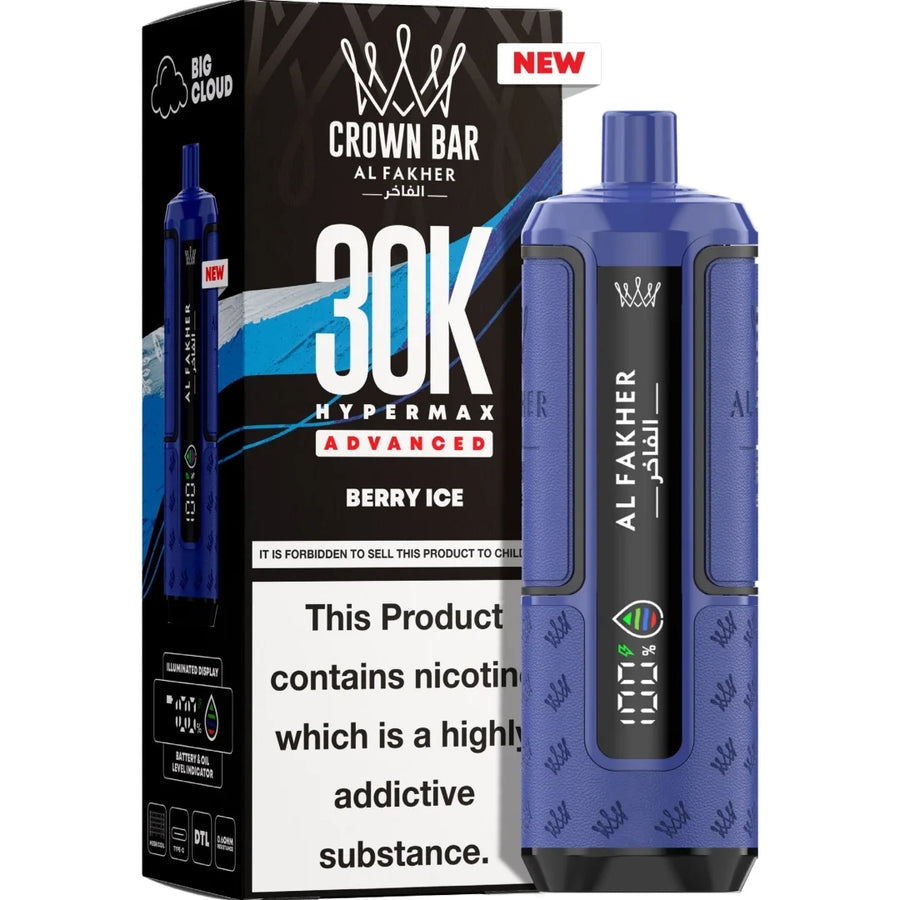 Al Fakher Crownbar Hypermax 30K Puffs Prefilled Vape Kit
