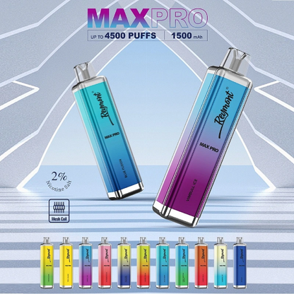 REYMONT Max Pro Disposable Device 4500 | Best Price | UK - vapeswholesale