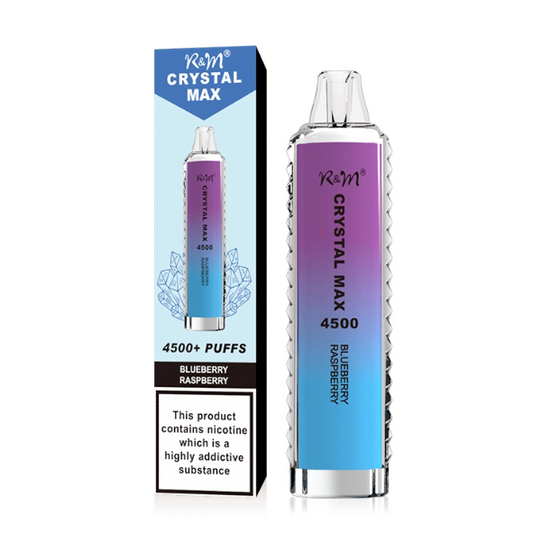 R & M Crystal Max 4500 Vape Disposable - vapeswholesale