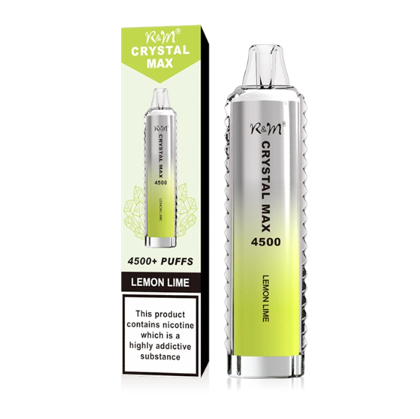 R & M Crystal Max 4500 Vape Disposable - vapeswholesale