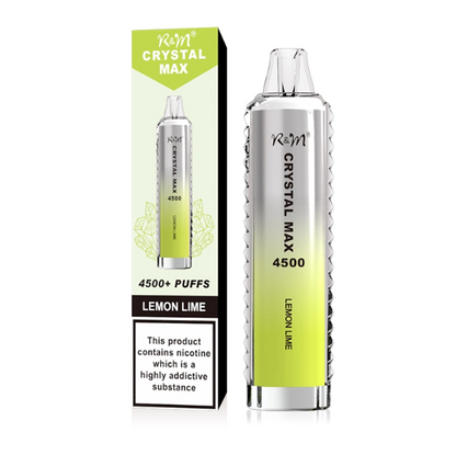 R & M Crystal Max 4500 Vape Disposable - vapeswholesale