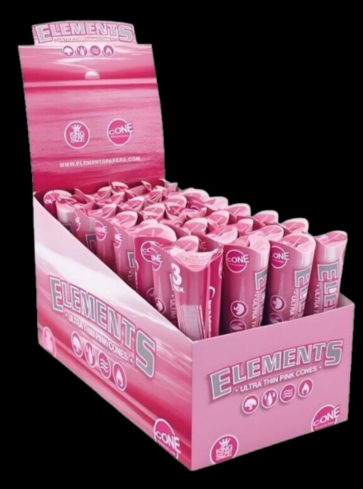 Elements Ultra Thin Pink Cones