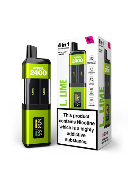 ANGEL 2400 4 in 1 - 2200mAh  Disposable Vape Device | Best Price | UK