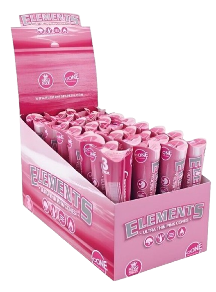 Elements Ultra Thin Pink Cones