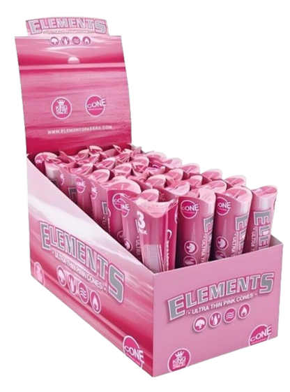 Elements Ultra Thin Pink Cones
