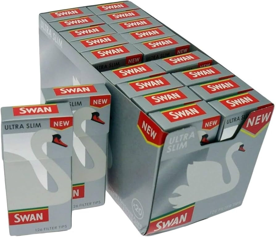 Swan Ultra Slim Filter Tips | Box of 20