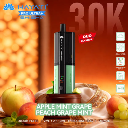 Hayati Pro Ultra+ Shisha 30K Puffs Vape Kit
