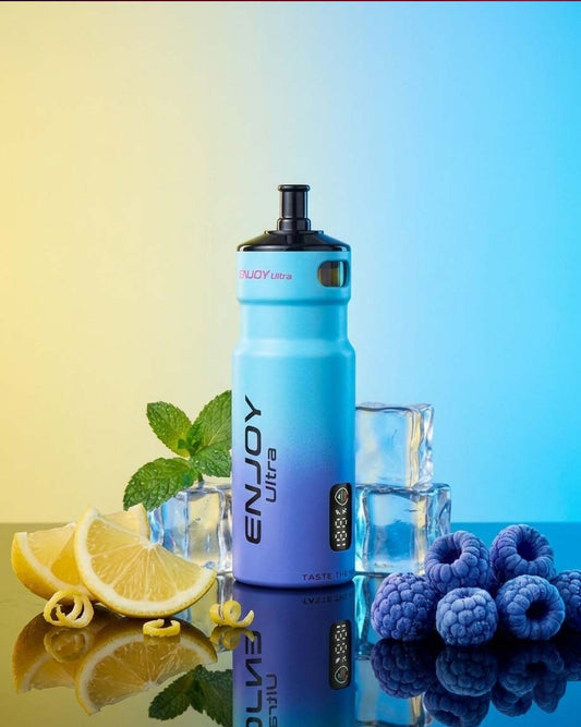 Enjoy Ultra Refillable Vape Kit 9000 Puffs 20mg - Blue Razz Lemonade