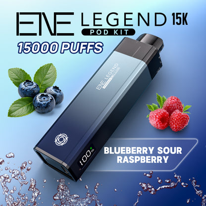 Elux ENE Legend 15k Pod Kit with blueberries and raspberries 