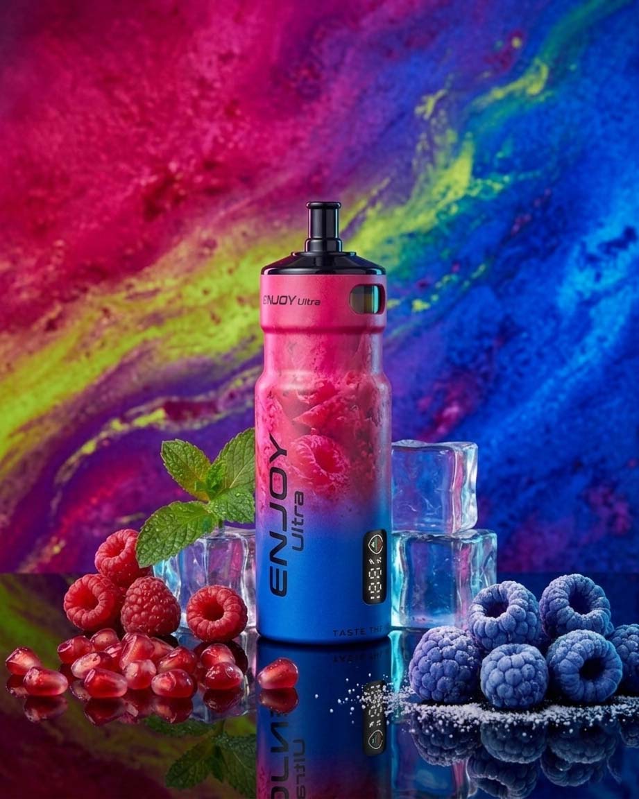 Enjoy Ultra Refillable Vape Kit 9000 Puffs 20mg - Blueberry Sour Raspberry