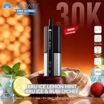 Hayati Pro Ultra+ Shisha 30K Puffs Vape Kit