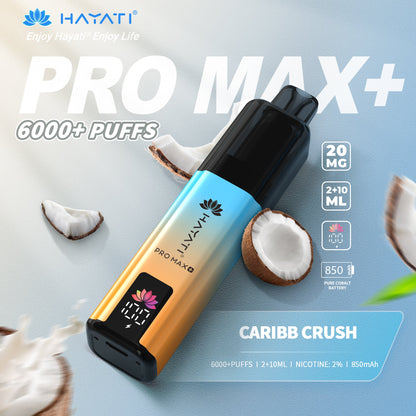 Hayati Pro Max + 6000 Puffs  | Best Price | UK | Vapes Wholesale