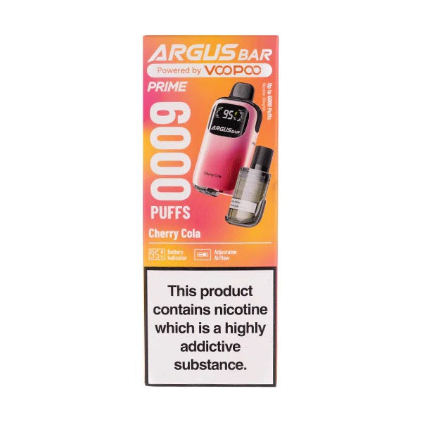 Voopoo Argus Bar Prime 6000 Disposable Vape | Best Price | UK | Vapes Wholesale - vapeswholesale