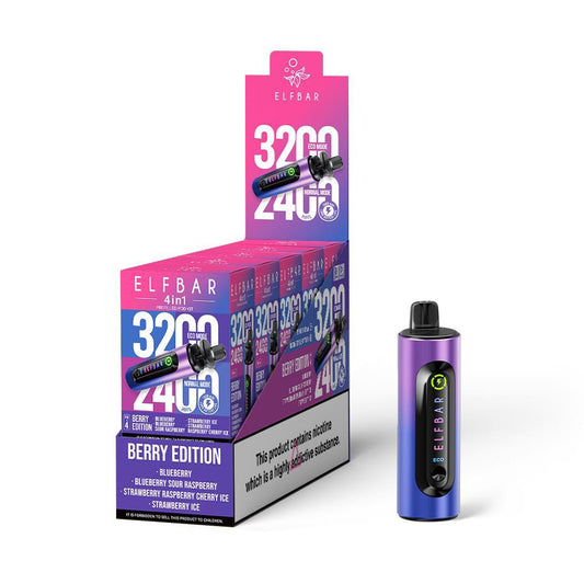 ELF Bar 4-in-1 Disposable Vape – Dual Modes, Up to 3200 Puffs