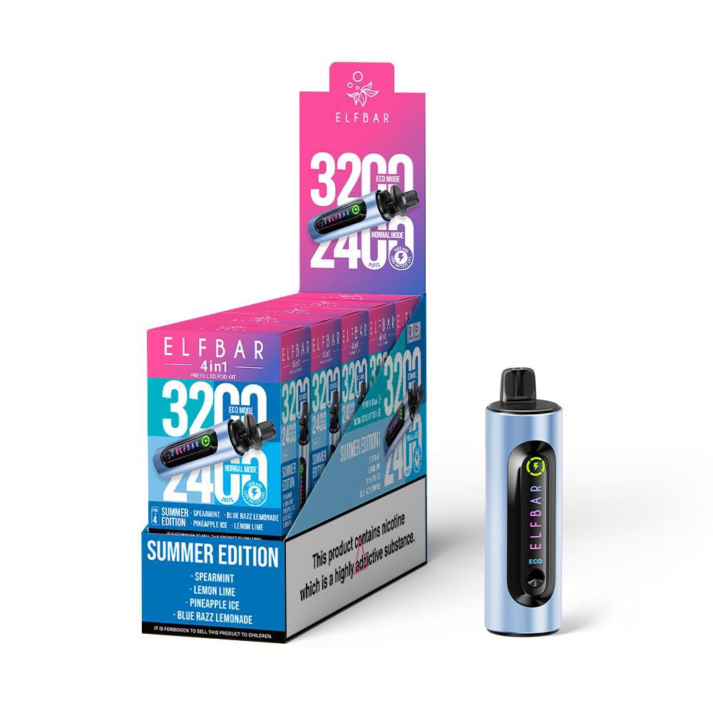 ELF Bar 4-in-1 Disposable Vape – Dual Modes, Up to 3200 Puffs