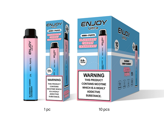 Enjoy Ultra 4000+ Disposable Vape 1500Mah Dual Mesh | Best Price | UK - vapeswholesale