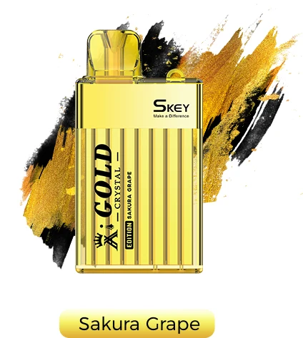 Skey Gold Crystal Vape 600 Puff - vapeswholesale