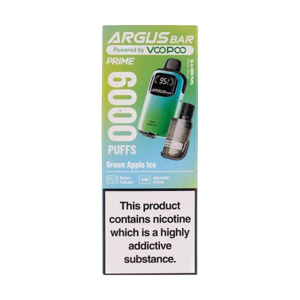 Voopoo Argus Bar Prime 6000 Disposable Vape | Best Price | UK | Vapes Wholesale - vapeswholesale