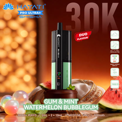 Hayati Pro Ultra+ Shisha 30K Puffs Vape Kit