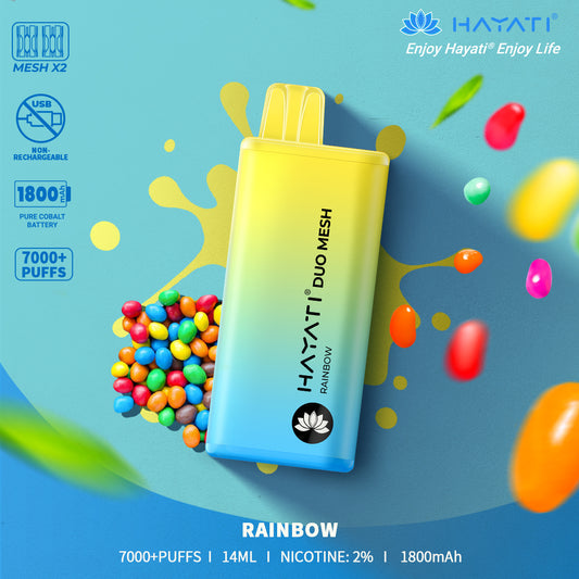 Hayati Duo Mesh 7000 Disposable vape non-chargable | Best Price | UK - vapeswholesale